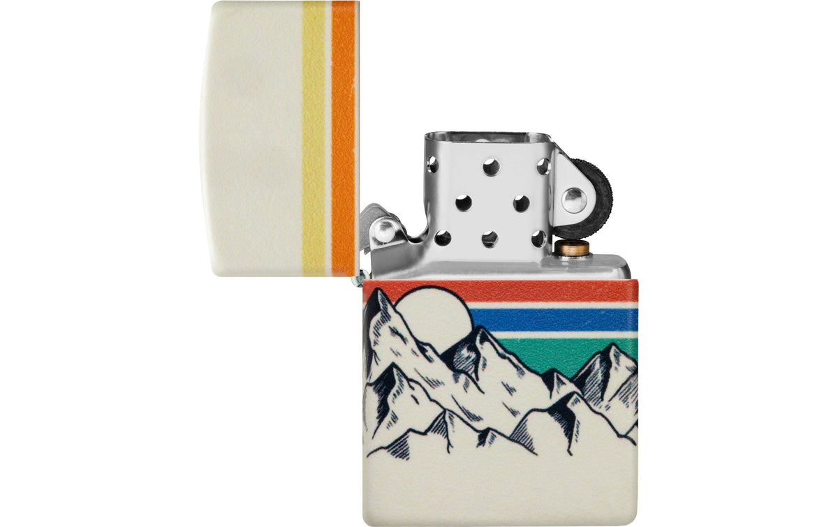 Zippo Feuerzeug – mehrfarbig, Metall – 49352 Mountain Design