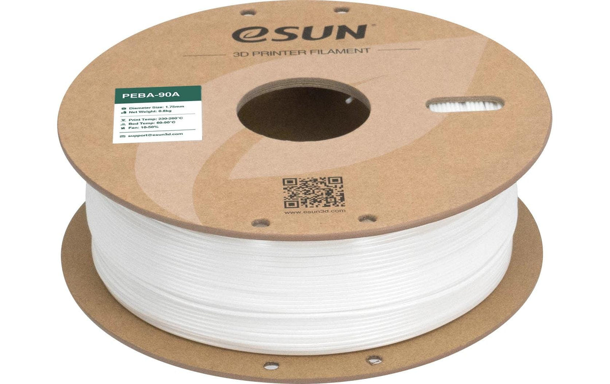 Esun 3D-Drucker-Filament Hyper PEBA 1,75 mm Weiss, 0,8 kg