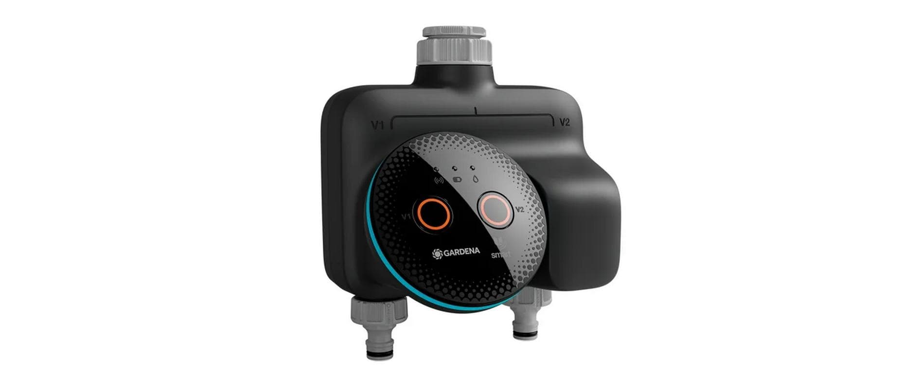 Gardena Smart Dual Water Control – Zubehör – Batteriebetrieb, 12 bar – für GARDENA smart App