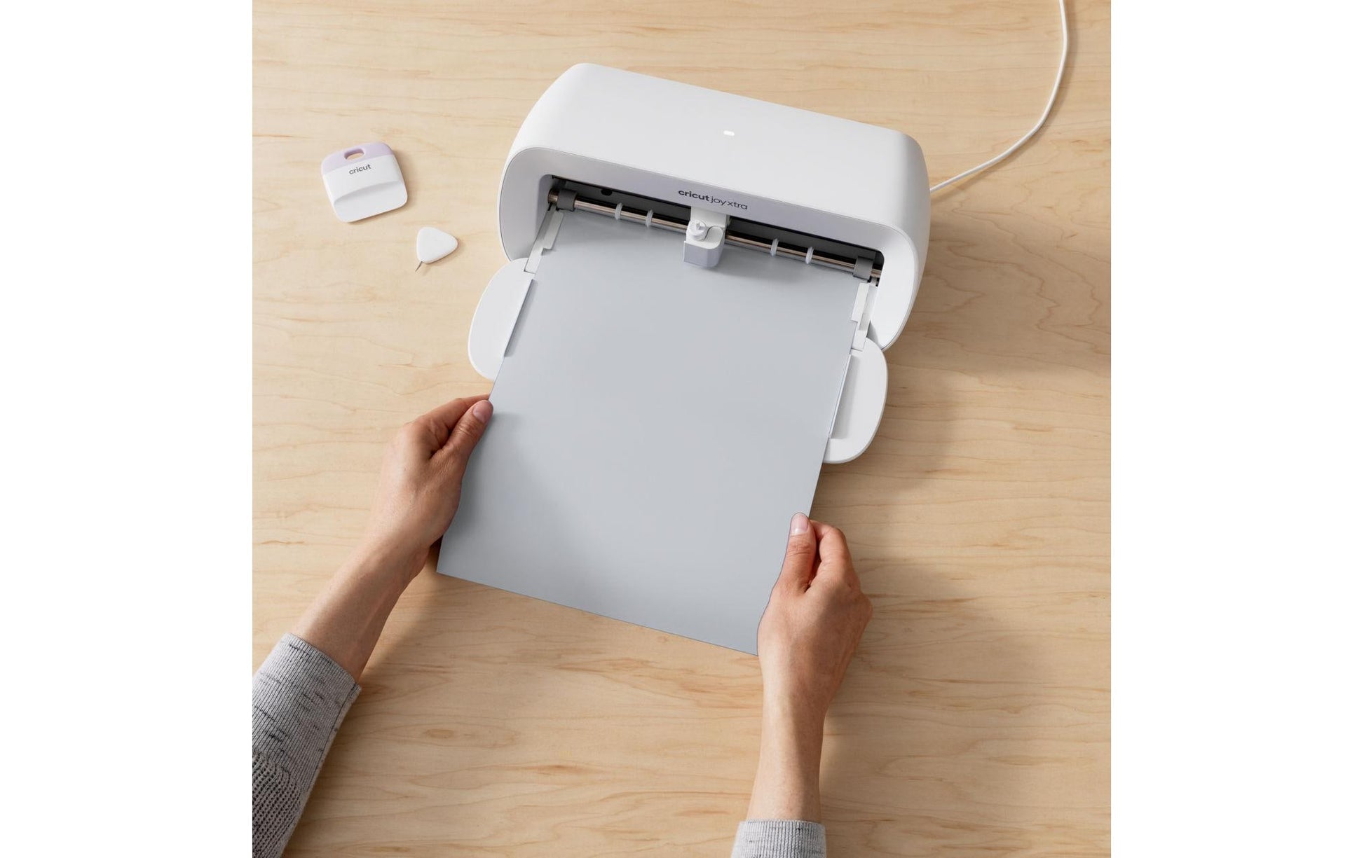 Cricut Vinylfolie (selbstklebend), Silber, Metallic, Matt, 21 × 91 cm, 1 Stk., für Cricut Joy Xtra