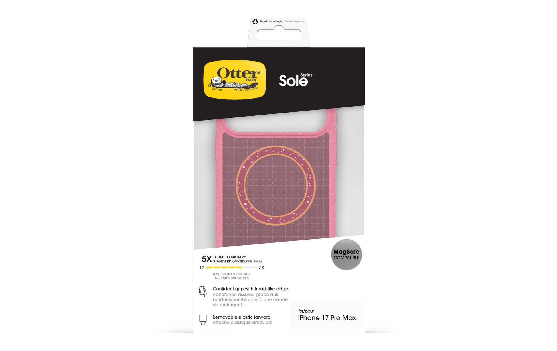 OtterBox Sole Backcover – für Apple iPhone 17 Pro Max, Kunststoff, Pink