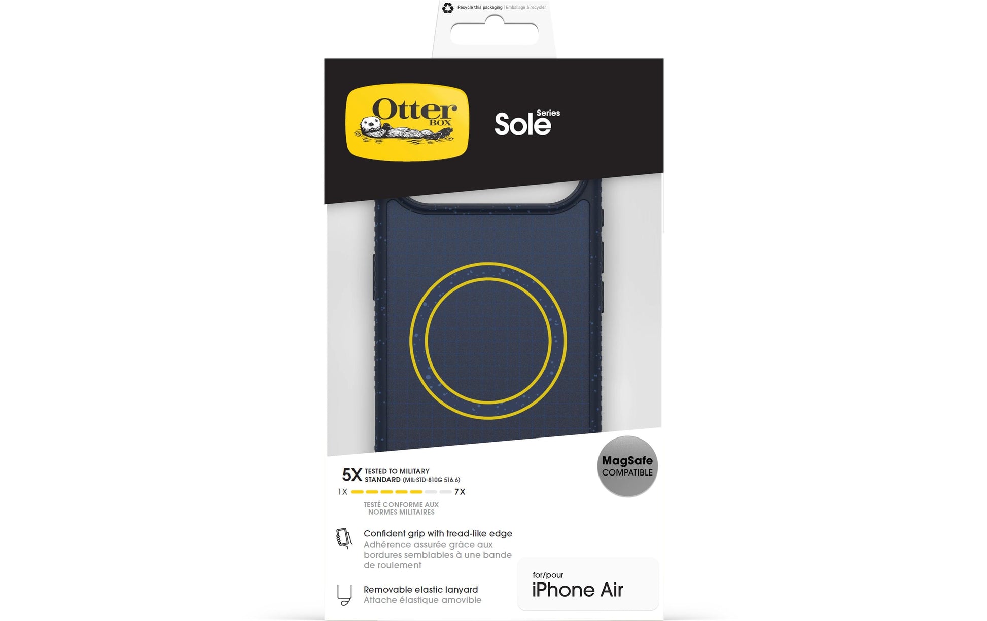 OtterBox Sole – Backcover – für Apple iPhone Air, Kunststoff, Blau