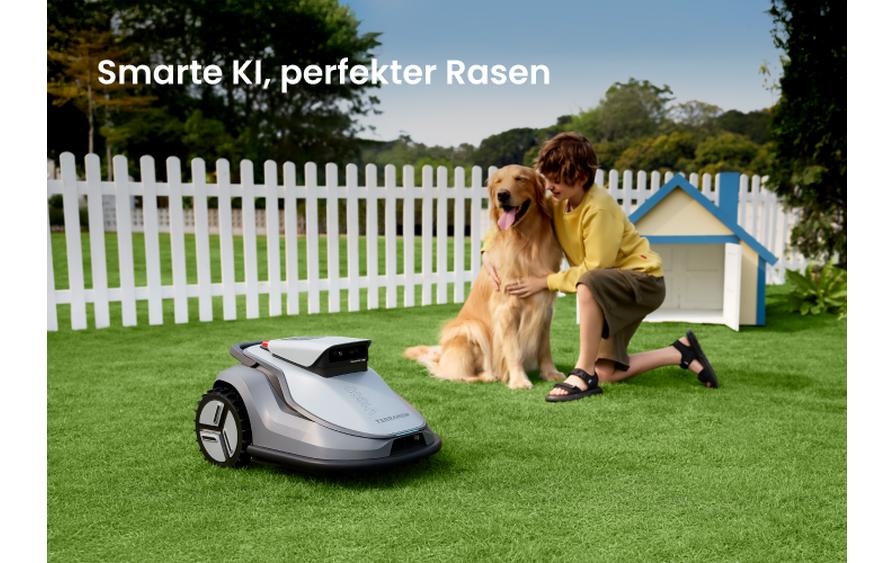 Terramow V1000 Mähroboter – 24 V – Schnittbreite 203 mm – Mähfläche 1200 m² – 4,5 Ah
