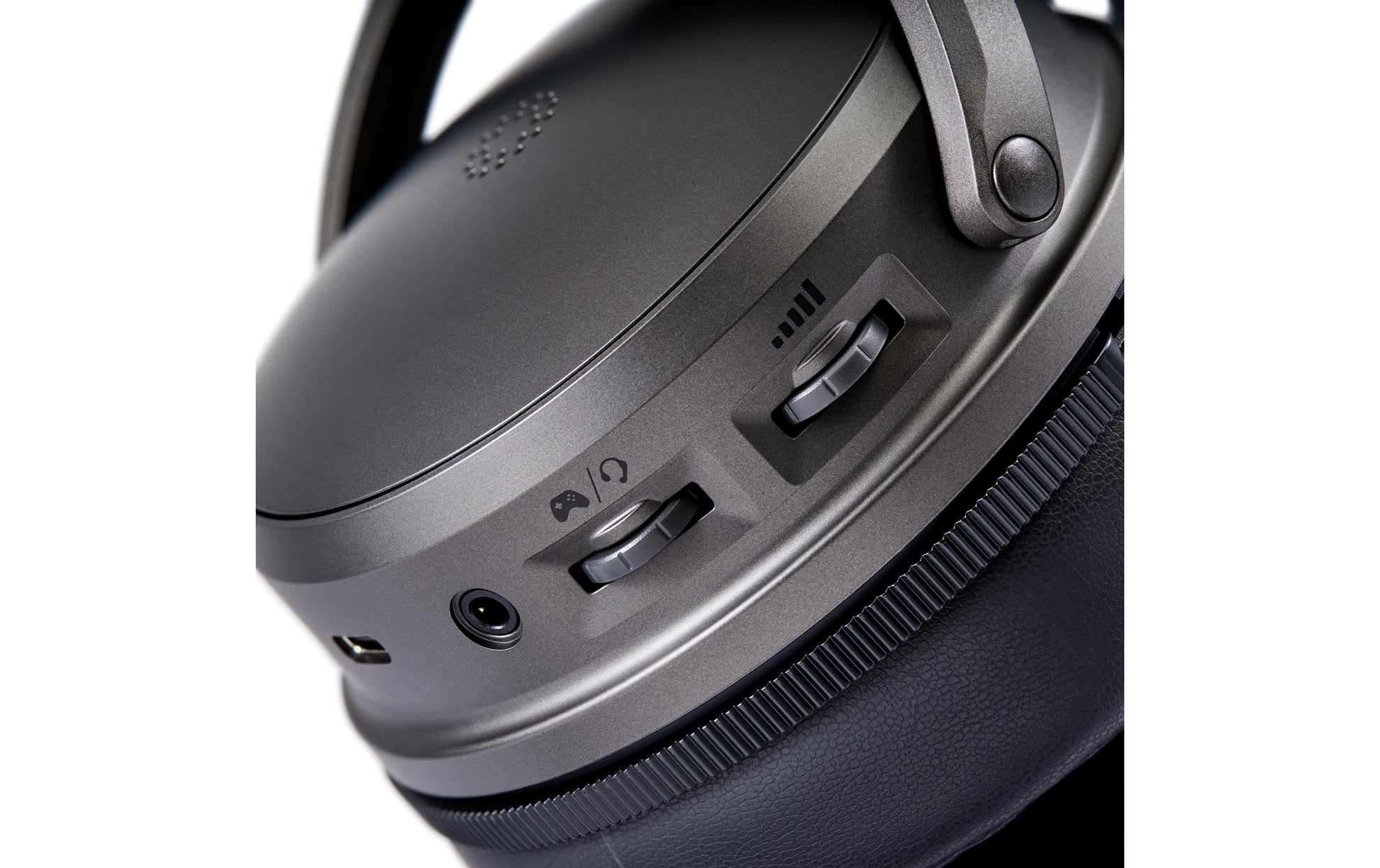 Audeze Maxwell 2 PS5 Gaming-Headset – Over-Ear, Stereo, Kabelgebunden (3,5 mm) + BT, ANC, für PS5, Grau/Schwarz
