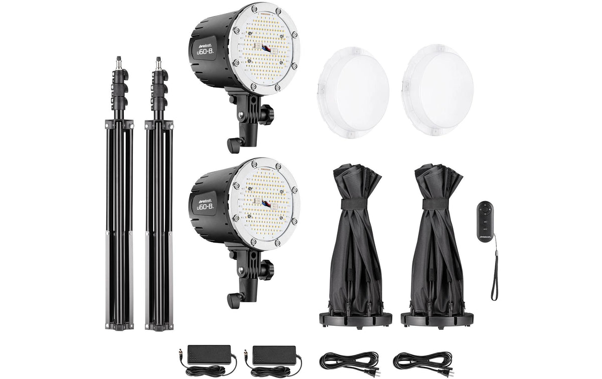 Westcott U60-B LED-Softbox-Kit – Bi-Color, 3200–5600 K, 2950 Lux – Weiss