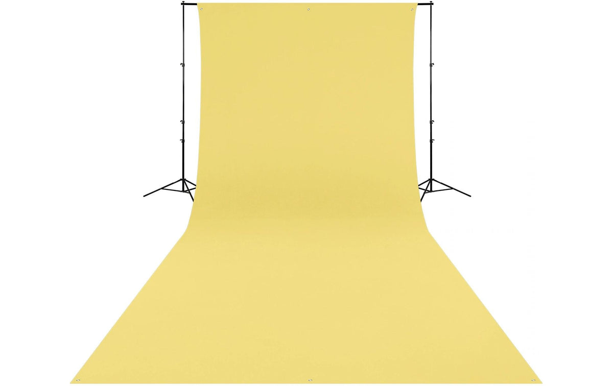 Westcott 161 Hintergrundtuch – 2700 × 3000 mm, Polyester, mit Tragetasche – Kanariengelb