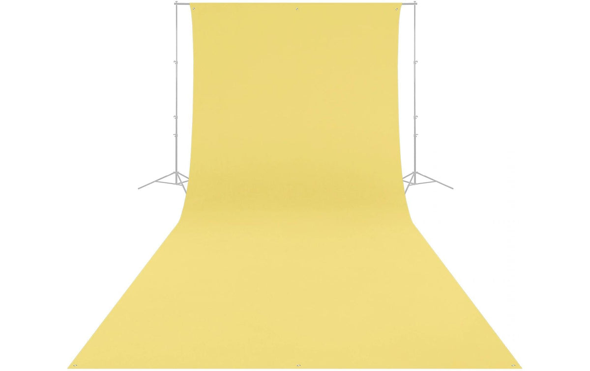 Westcott 161S Hintergrundtuch – 2743 × 6096 mm, Polyester, knitterresistent – für Foto/Video – Gelb