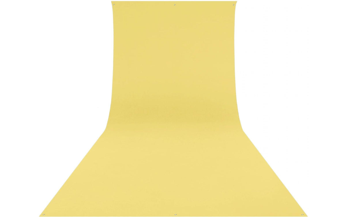 Westcott 161 Hintergrundtuch – 2700 × 3000 mm, Polyester, mit Tragetasche – Kanariengelb
