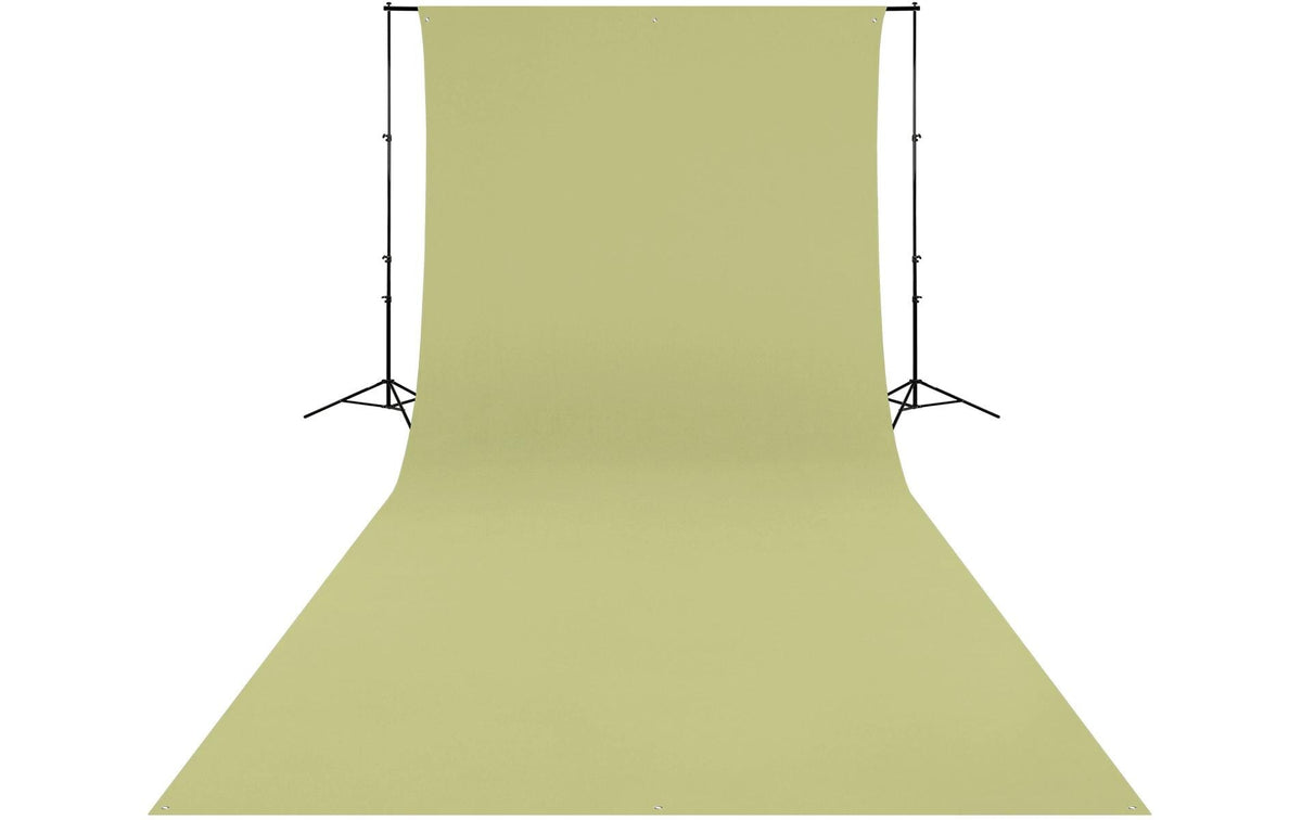 Westcott Hintergrundstoff 270 × 300 cm – Polyester, Hellmoosgrün – mit Tragetasche