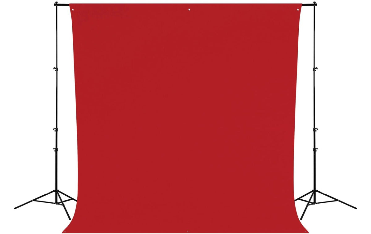 Westcott Scarlet Red Fotohintergrund – 2,7 × 3,0 m, Polyester, knitterresistent – Rot