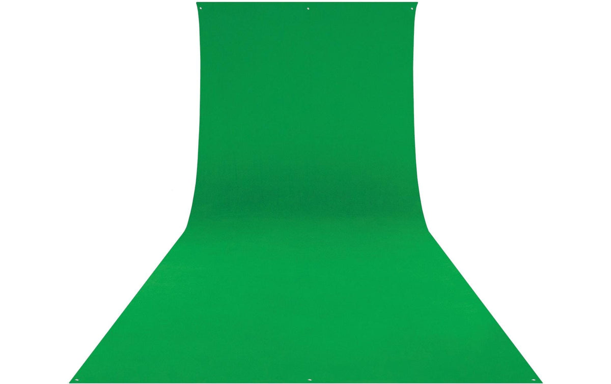 Westcott Backdrop – 2743 × 6096 mm, Polyester – Chroma-Key Grün – 3,1 kg