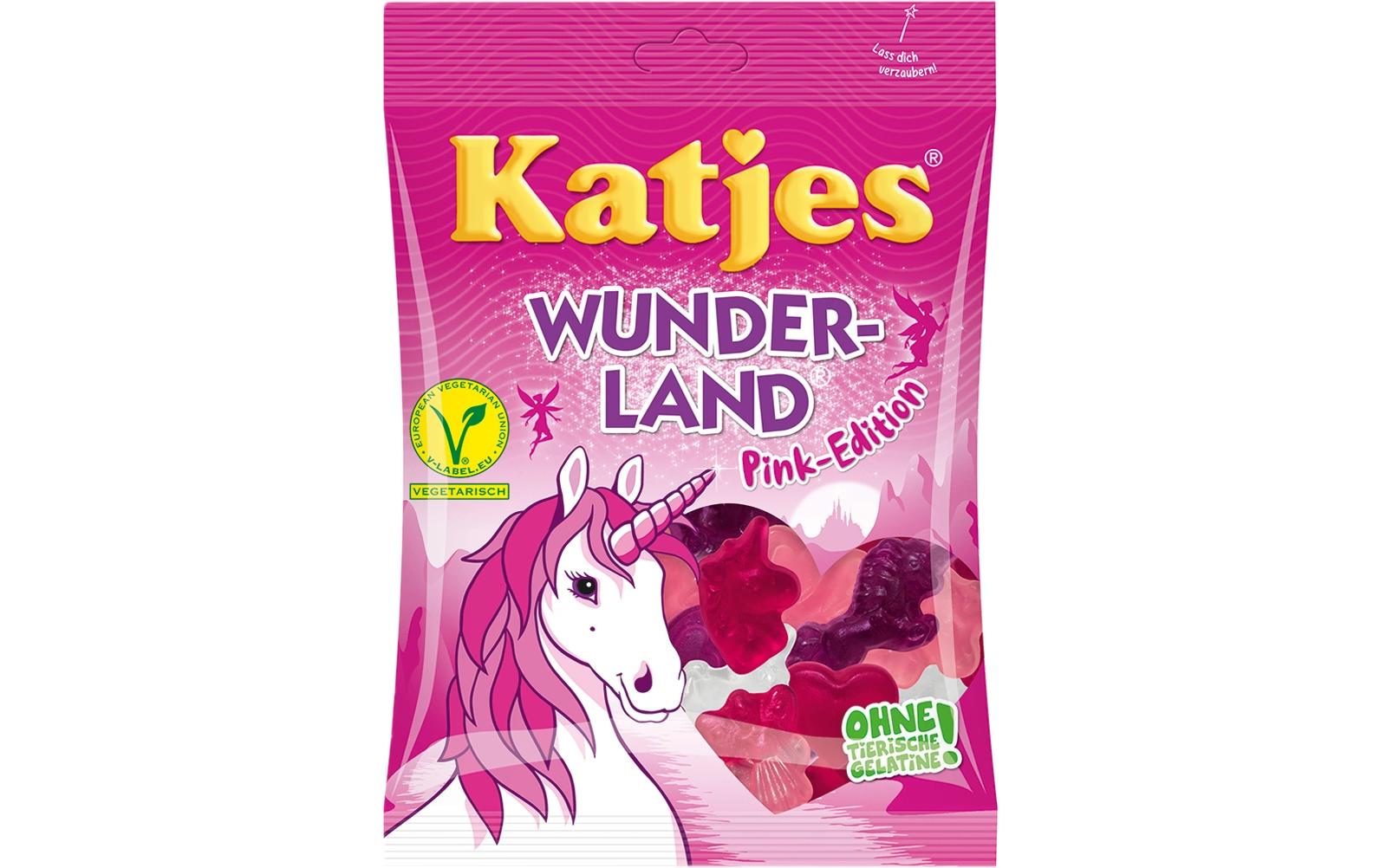 Katjes Wunderland Pink Gummibonbons – 210 g