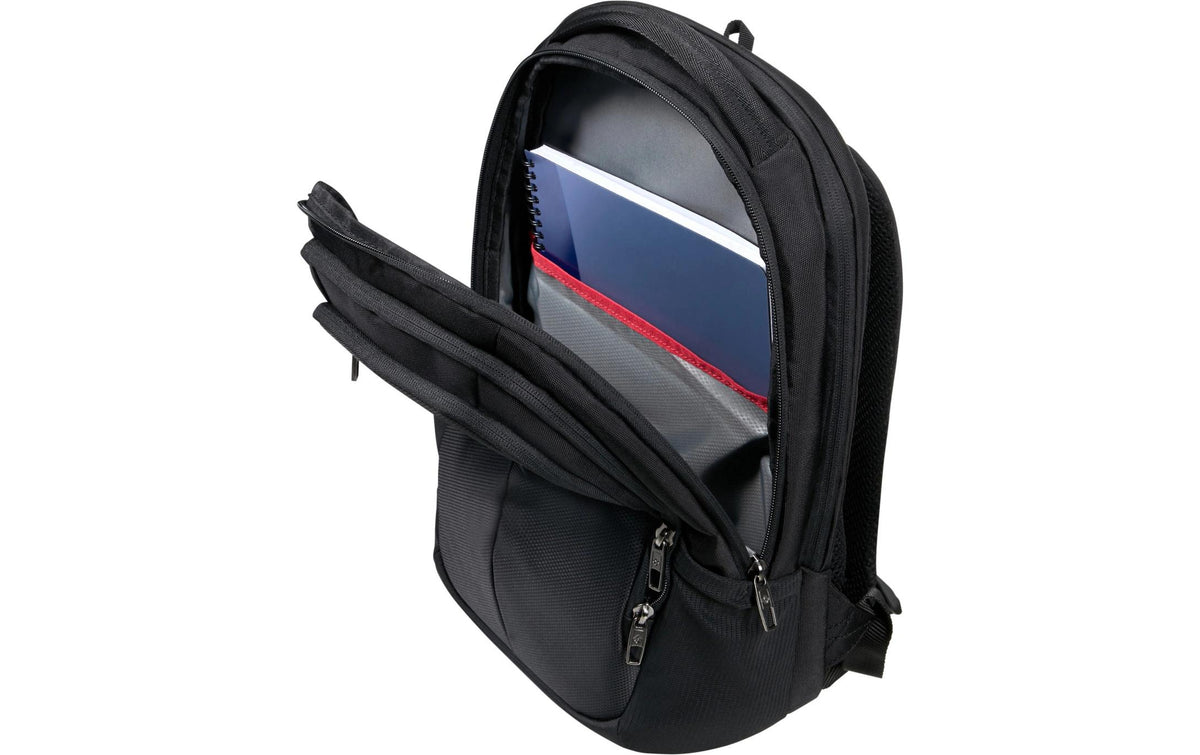 Samsonite Notebook-Rucksack GUARDIT 3.0 S – für 14,1", 17,5 l, mit Zusatzfächern, rPET-Polyester – Schwarz