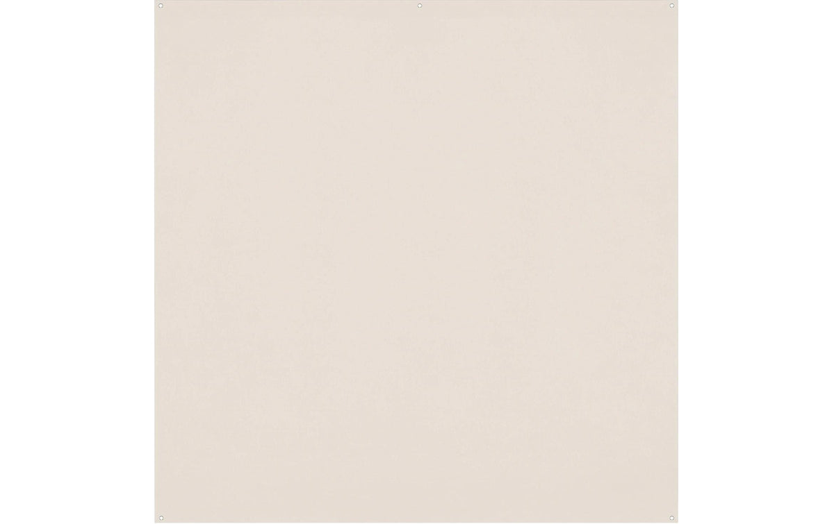 Westcott X-Drop Pro Hintergrund – 2438 × 2438 mm, Polyester, mit Tragetasche – Buttermilk White