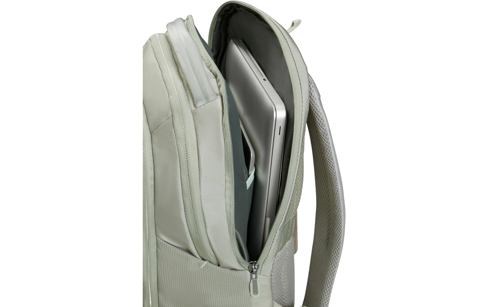 Samsonite Notebook-Rucksack GUARDIT CLASSY 2.0 – 17,5 l, mit Zusatzfächern, rPET-Polyester – Salbeigrün