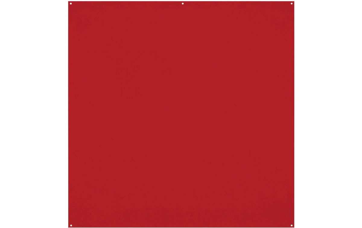 Westcott X-Drop Pro Hintergrund – 2438 × 2438 mm, Polyester, mit Tragetasche – Rot
