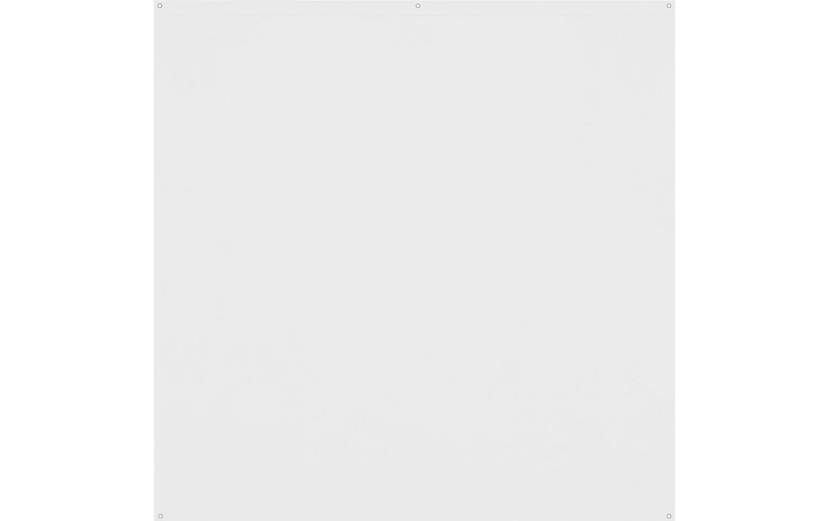Westcott X-Drop Pro Hintergrundstoff – 2438 × 2438 mm, Polyester, mit Tragetasche – Weiss