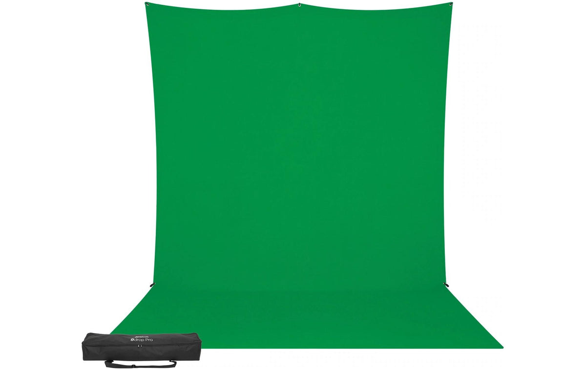 Westcott X-Drop Pro Hintergrund – 2464 × 3962 mm, Polyester – Chroma-Key Grün
