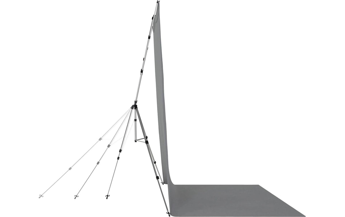 Westcott X-Drop Pro Hintergrundtuch – 2 438 × 3 962 mm, Polyester – Grau, mit Tragetasche