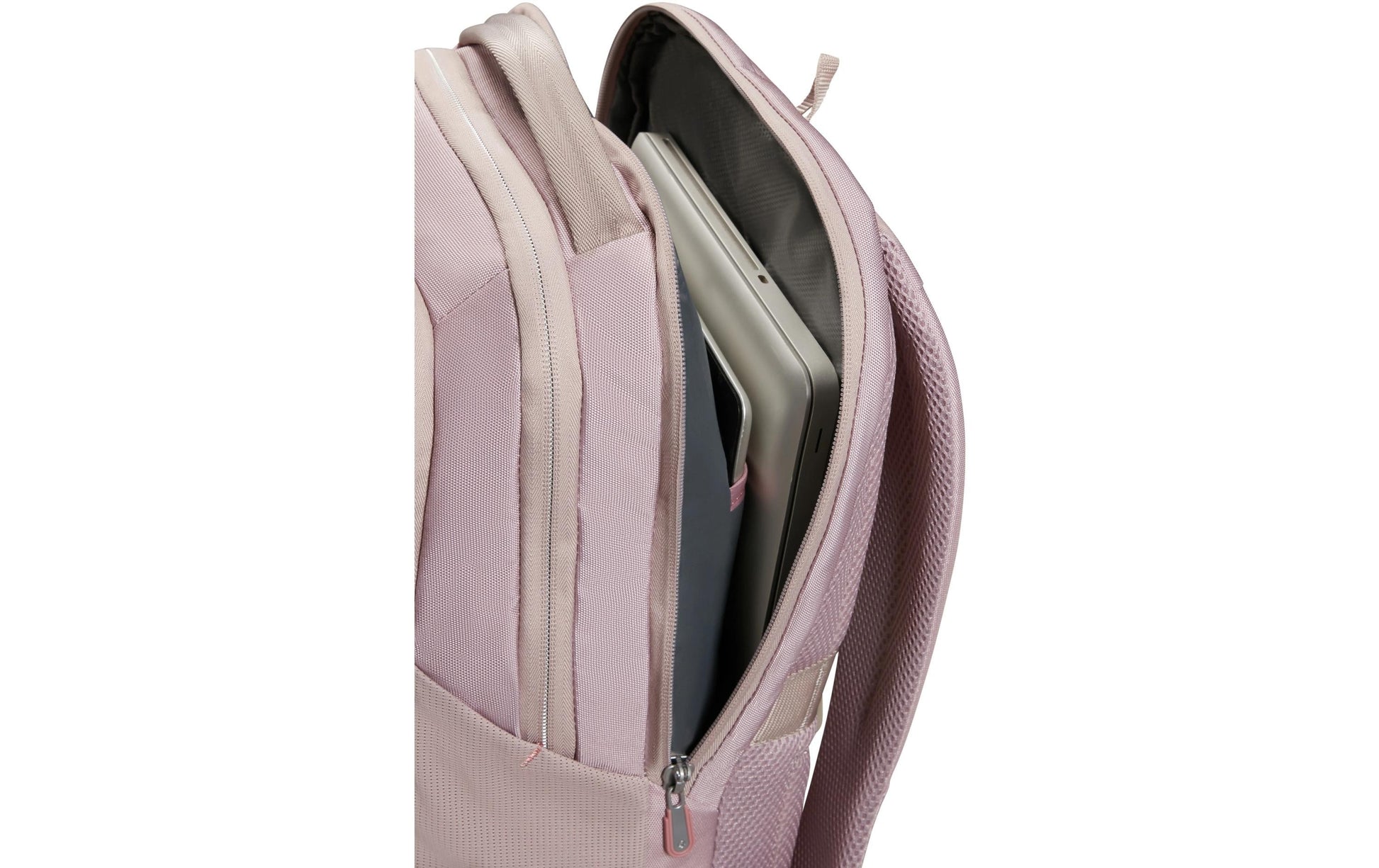 Samsonite Notebook-Rucksack GUARDIT CLASSY 2.0 – 17,5 l, rPET-Polyester – Steingrau, 290 × 400 × 180 mm