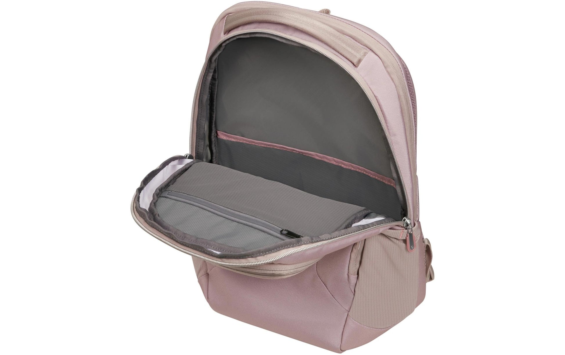Samsonite Notebook-Rucksack GUARDIT CLASSY 2.0 – 17,5 l, rPET-Polyester – Steingrau, 290 × 400 × 180 mm