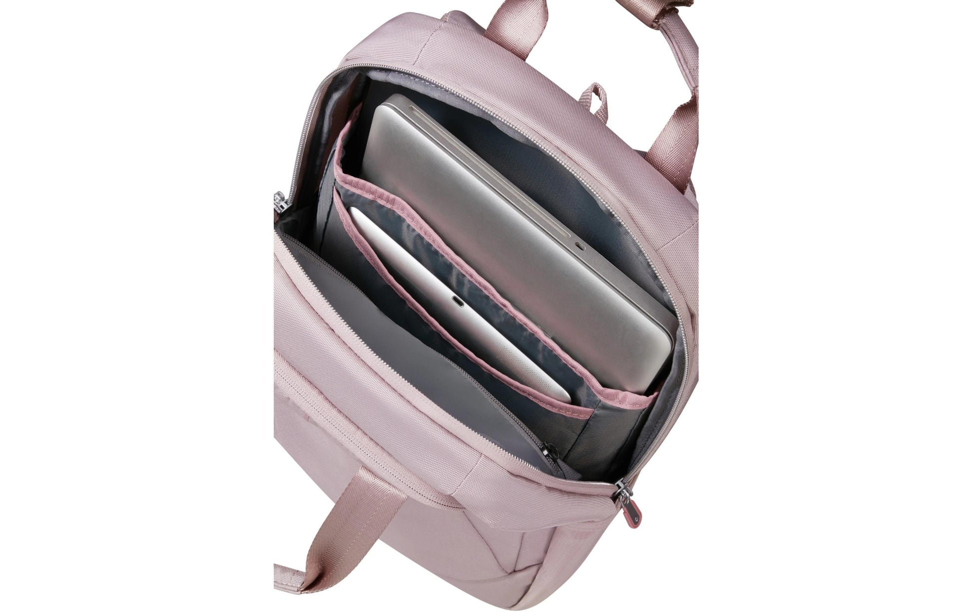 Samsonite Notebook-Rucksack GUARDIT CLASSY 2.0 – für 14,1" – Steingrau, 275 × 385 × 170 mm