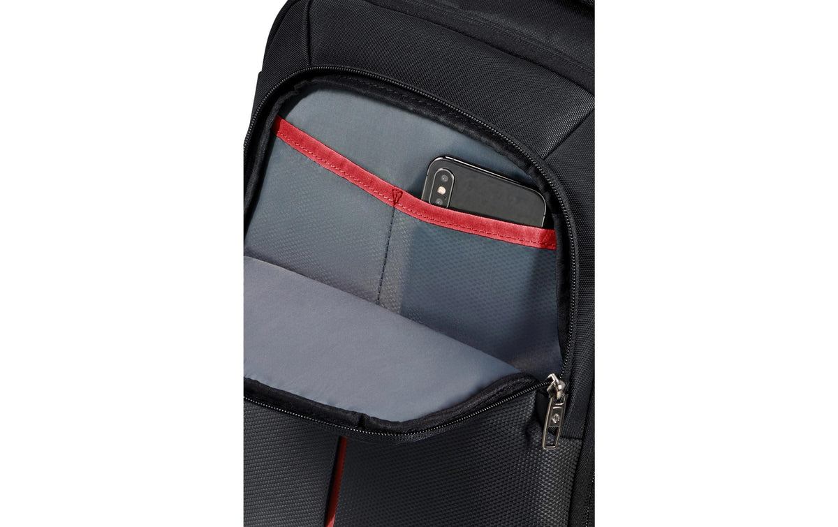 Samsonite Notebook-Rucksack GUARDIT 3.0 BP UNDERSEAT XS – für 14,1", 24 l, Polyester – Schwarz