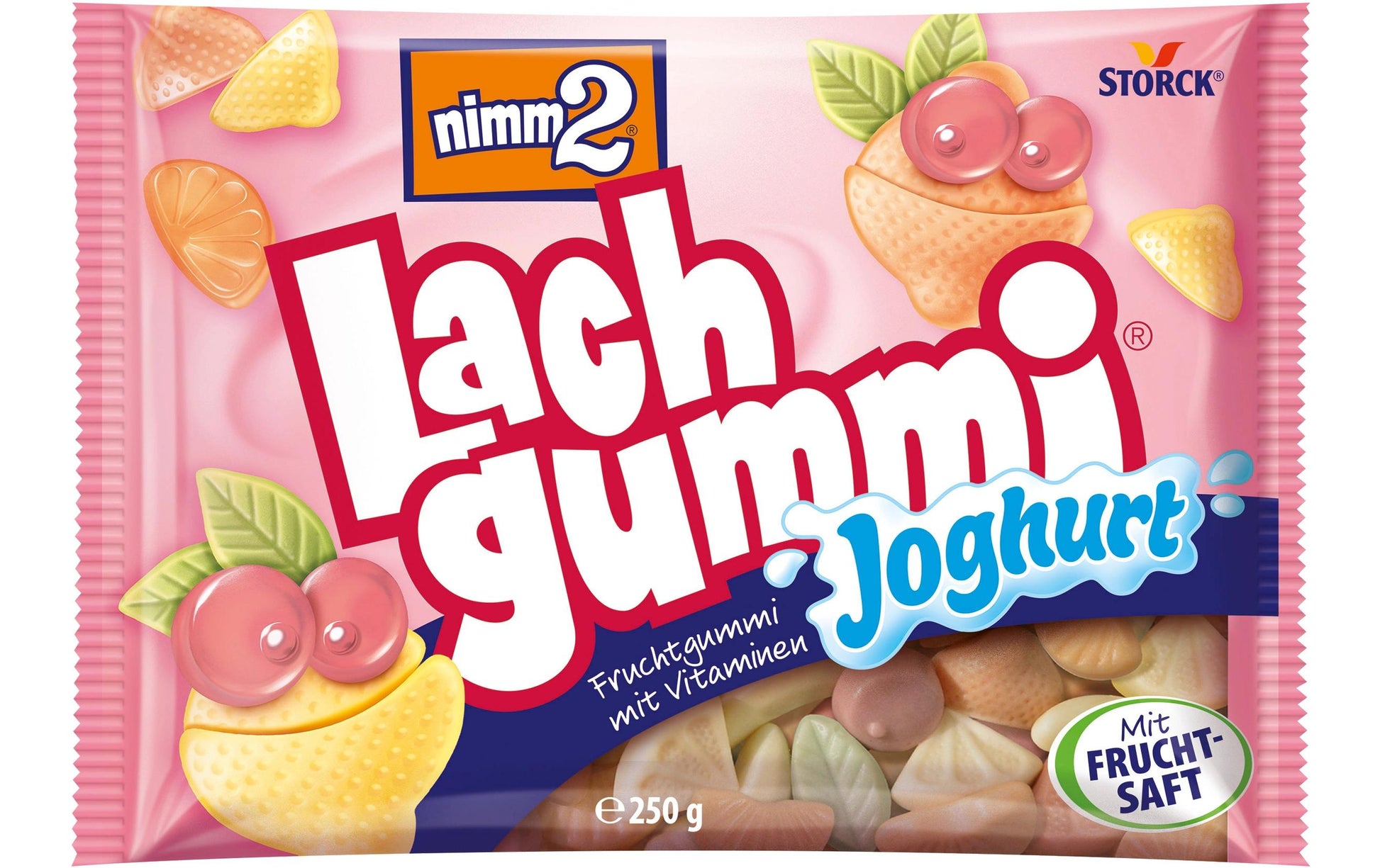 Storck Nimm2 Lachgummi Joghurt, glutenfrei – 250 g