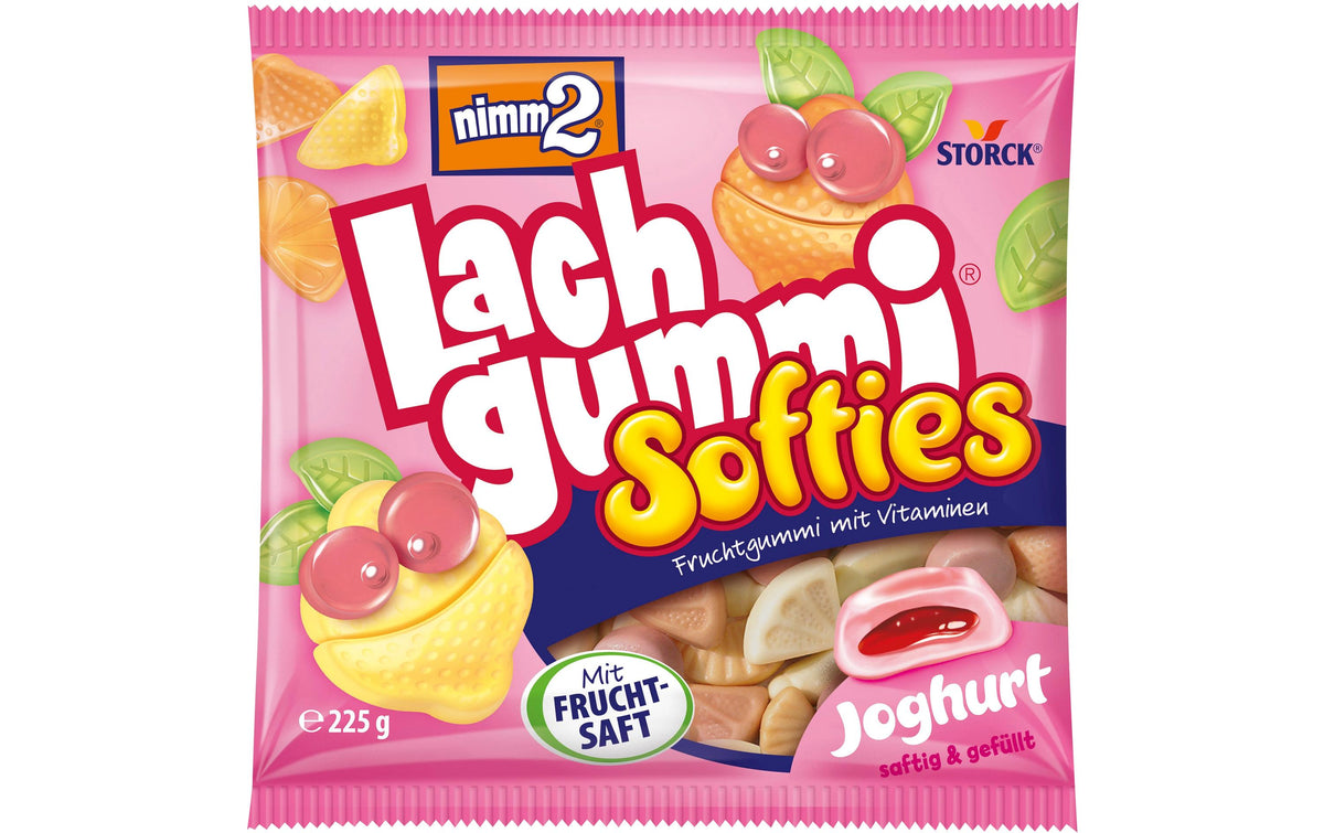 Storck Nimm2 Lachgummi Softies – Joghurt, glutenfrei – 225 g