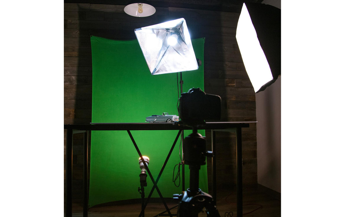 Westcott X-Drop Pro Hintergrund – 2134 × 1524 mm, Polyester – Chroma-Key Grün