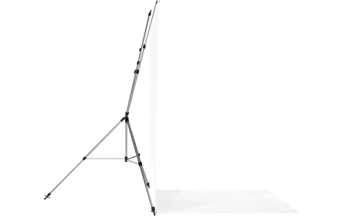 Westcott X-Drop Pro Hintergrund – 3658 × 1524 mm, Polyester – Weiss, mit Tragetasche