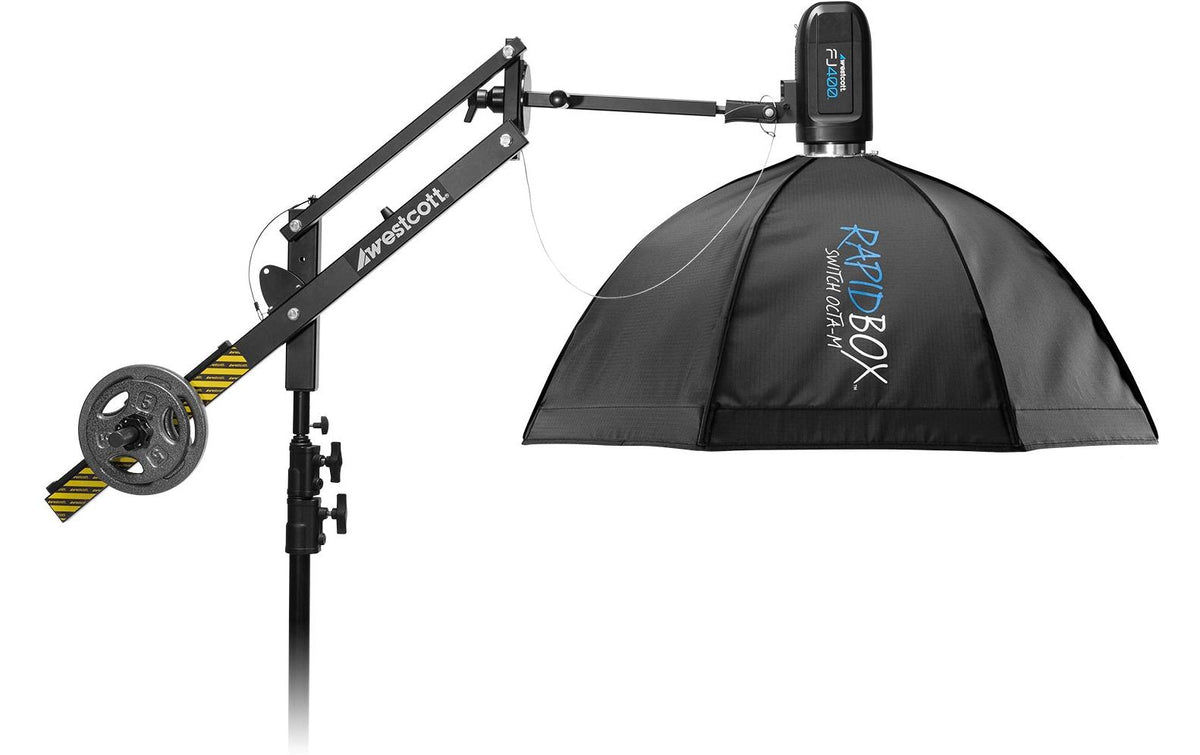 Westcott Easy Boom Halterung – 144,8 cm – Schwarz