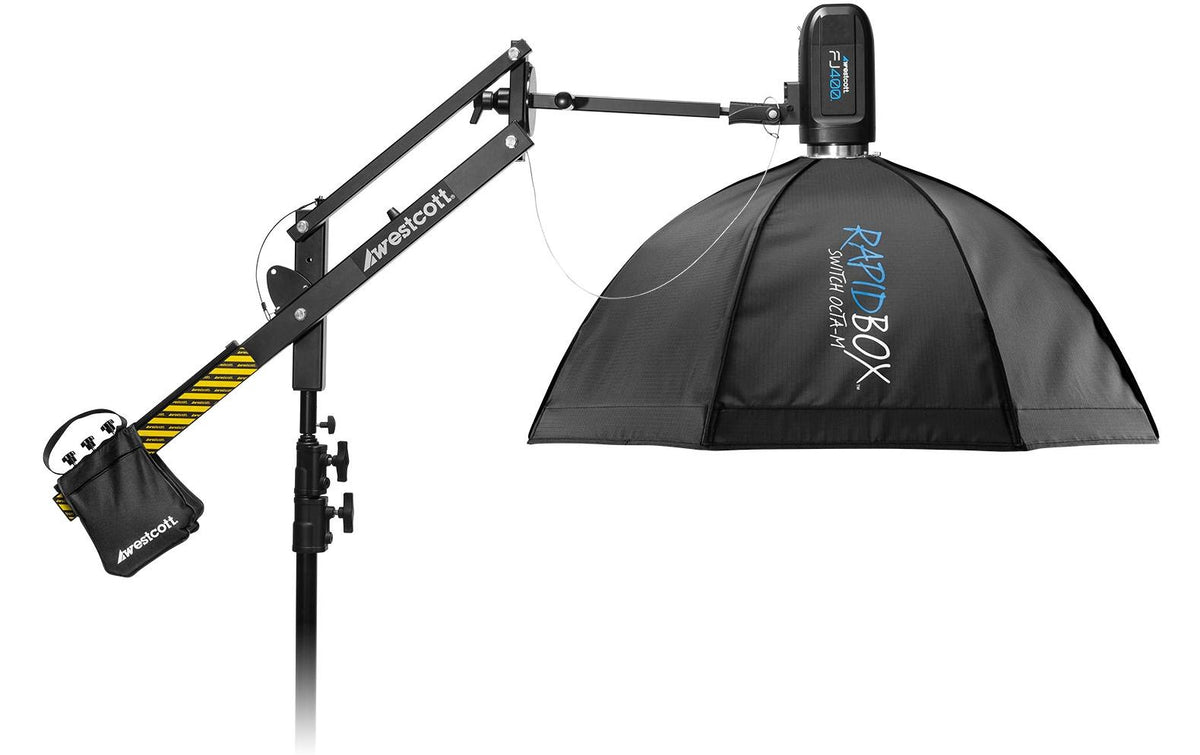 Westcott Easy Boom Halterung – 144,8 cm – Schwarz