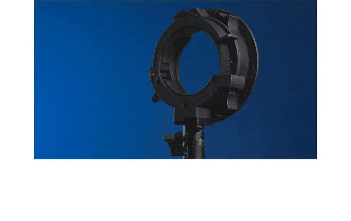 Westcott Quick-Mount S-Halterung 2 Geschwindigkeitsring – für Bowens – Schwarz – 241 × 160 × 58 mm