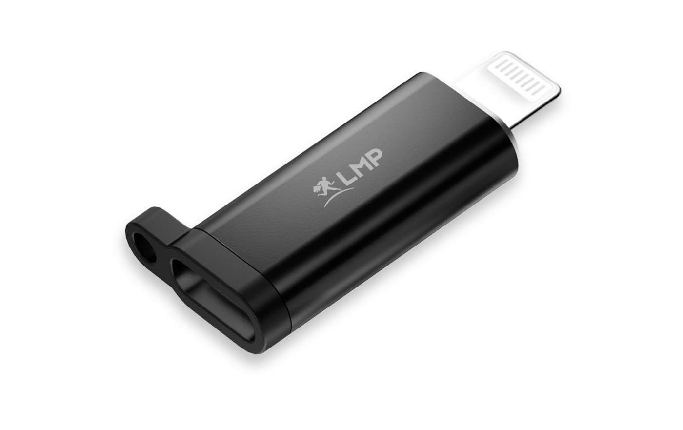 LMP USB-C zu Lightning Adapter – USB 3.2 Gen 2 (10 Gbit/s), für Apple Geräte mit Lightning, Schwarz