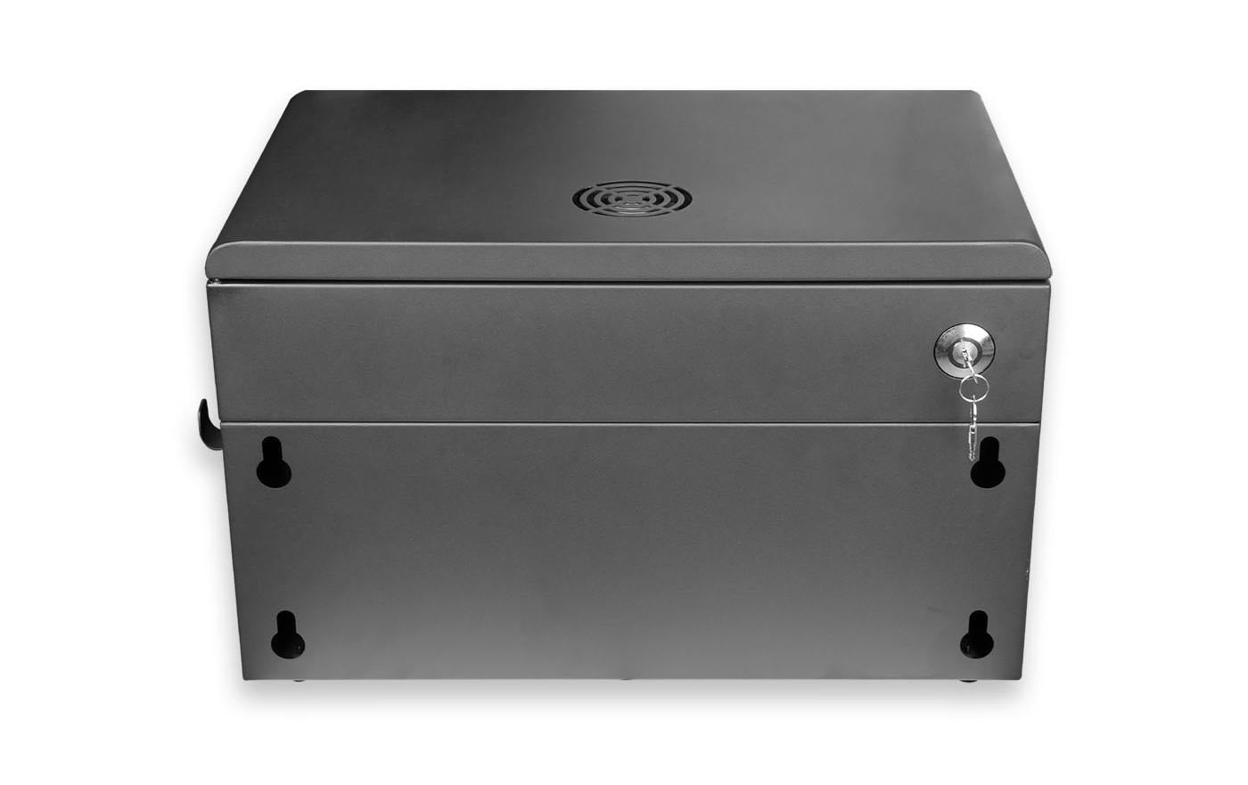 LMP Lade-/Aufbewahrungsschrank – für 30 Geräte – Abschliessbar, 1000 W (30 W/Port) – Schwarz