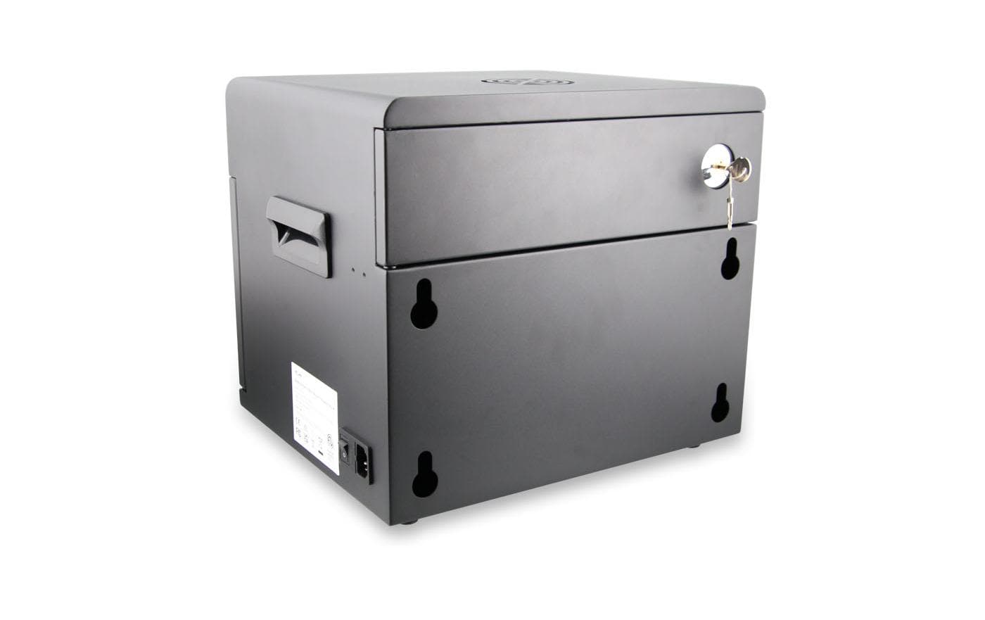 LMP Lade-/Aufbewahrungsschrank – für 20 Geräte – abschliessbar, 500 W (25 W/Port) – Schwarz