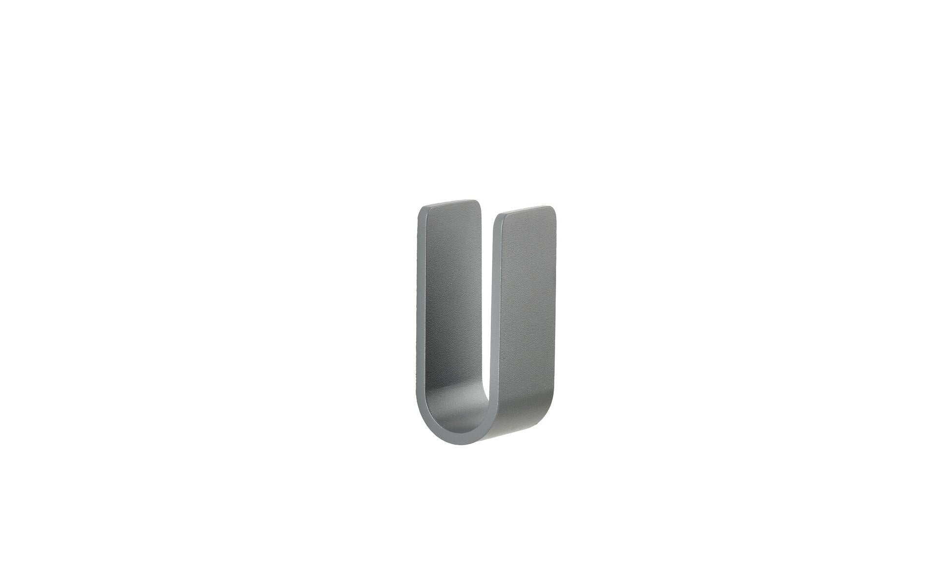 Zone Denmark Haken Ume – 3,4×3,5×8 cm, Aluminium, Grau