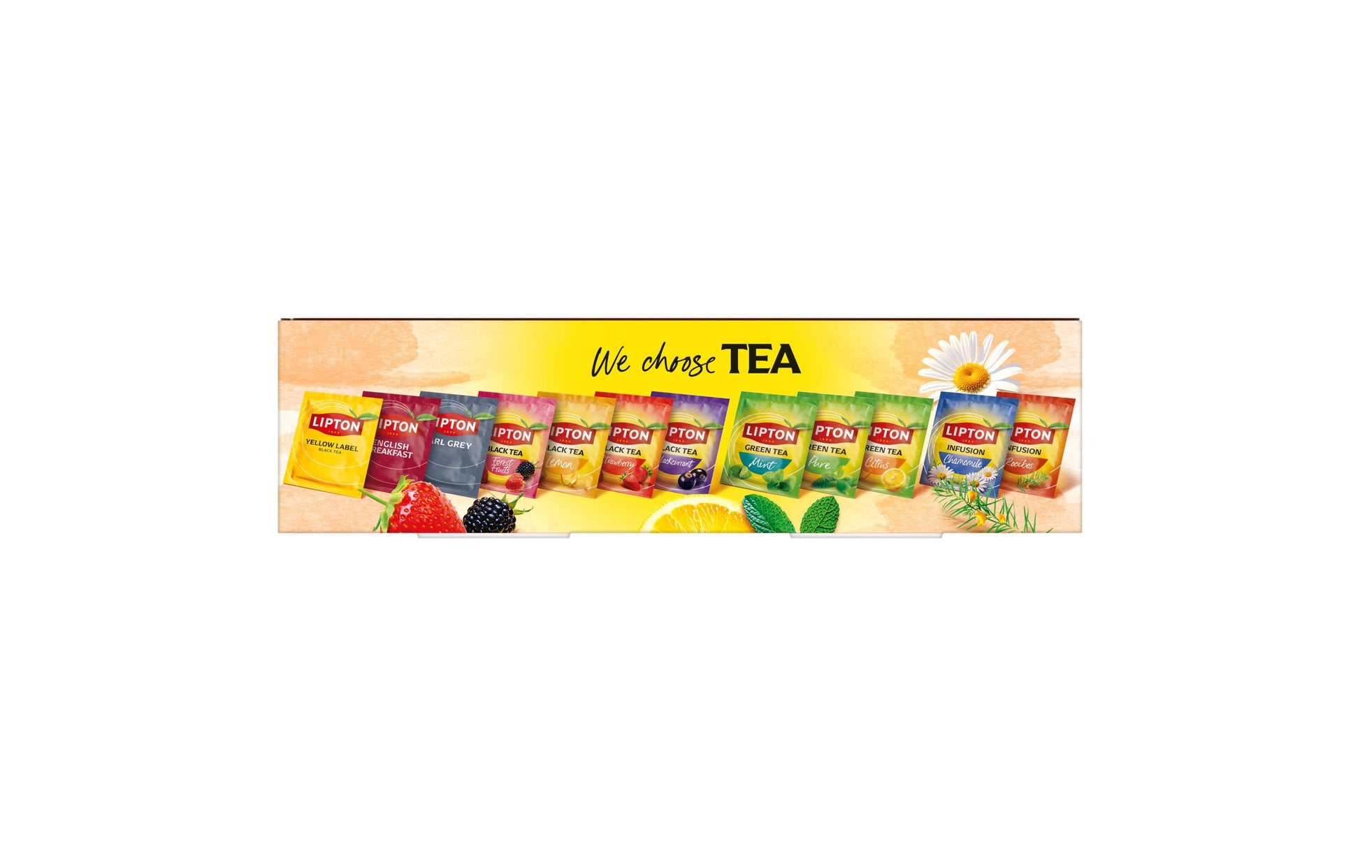Lipton Schwarztee, Grüntee & Kräutertee – Teebeutel 180 Beutel – Fairtrade