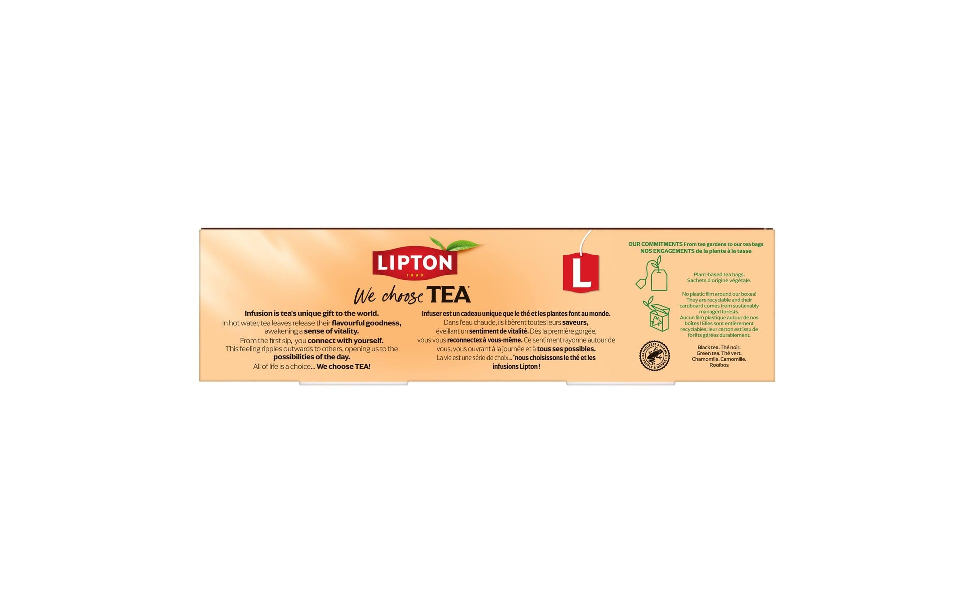 Lipton Schwarztee, Grüntee & Kräutertee – Teebeutel 180 Beutel – Fairtrade