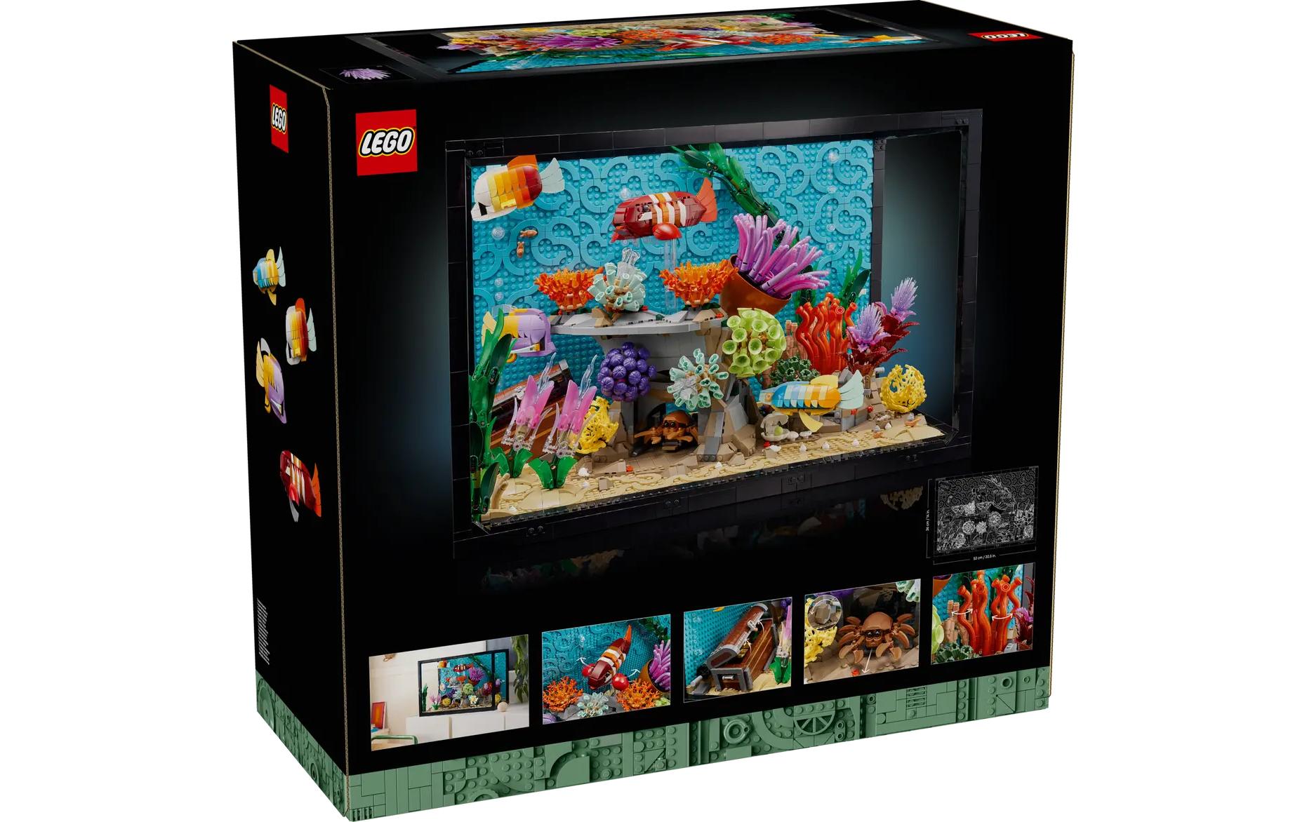 LEGO Icons 10366 Tropisches Aquarium – 4'154 Teile – 52 × 36 × 28 cm – ab 18 Jahren