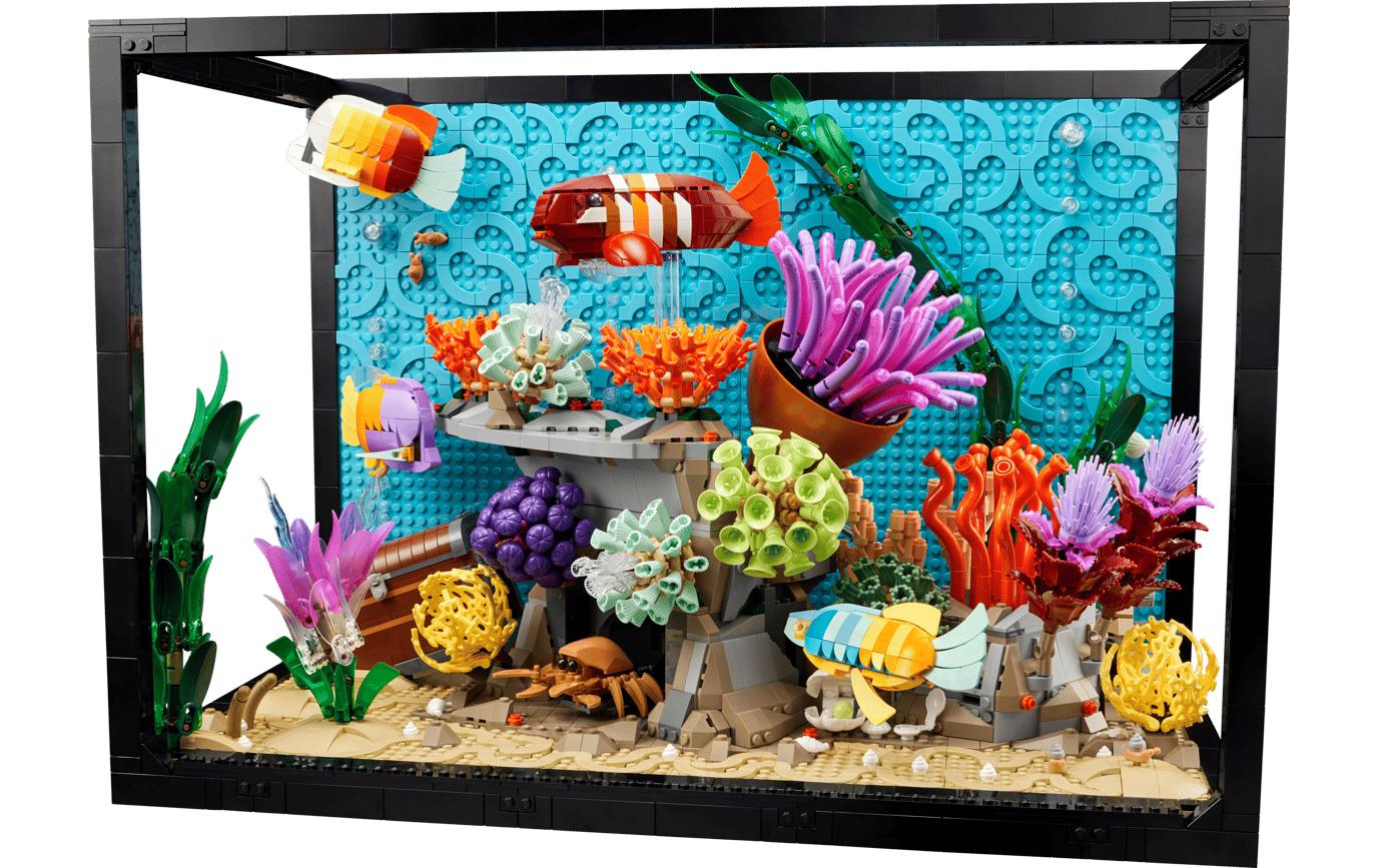 LEGO Icons 10366 Tropisches Aquarium – 4'154 Teile – 52 × 36 × 28 cm – ab 18 Jahren
