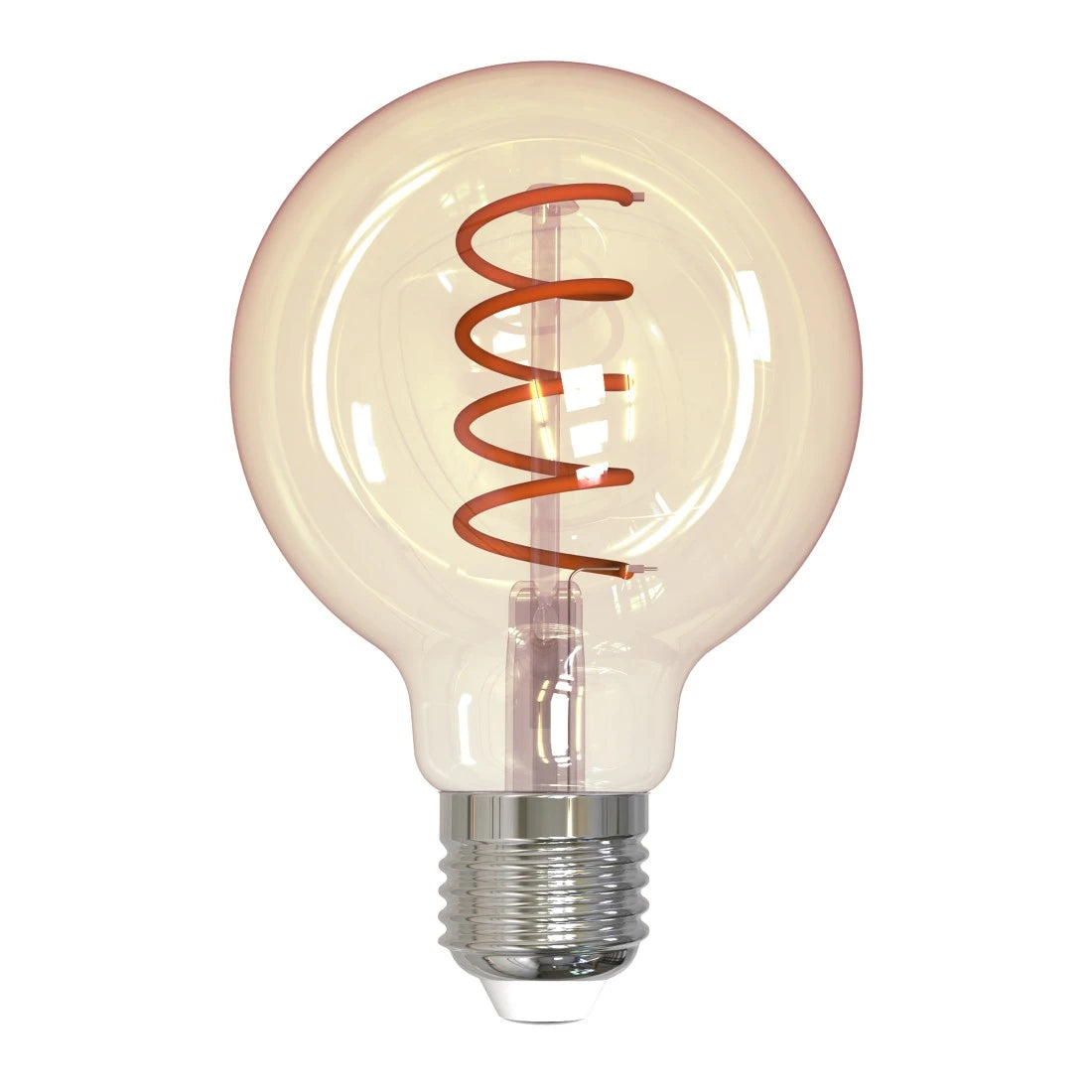 Hama Leuchtmittel E27 Globus – Extra Warmweiss 1800 K, 200 lm, 4 W, dimmbar – IP20 – 1 Stk., Transparent