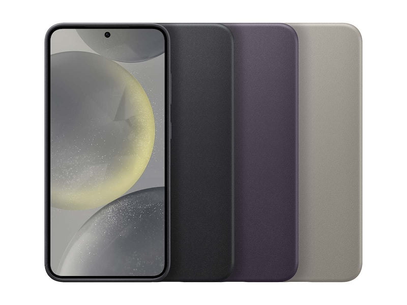 Samsung Backcover – für Samsung Galaxy S24, PU, Schwarz, kratzresistent