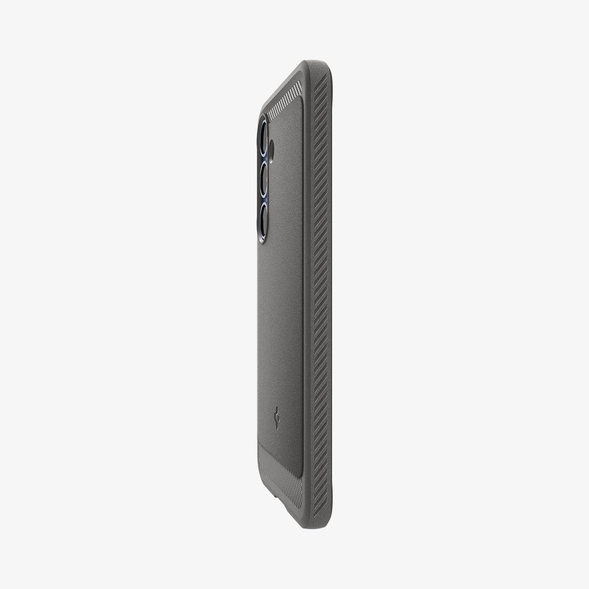 Spigen Backcover – für Samsung Galaxy S25, PC+TPU, Schwarz, bis 1,2 m sturzsicher