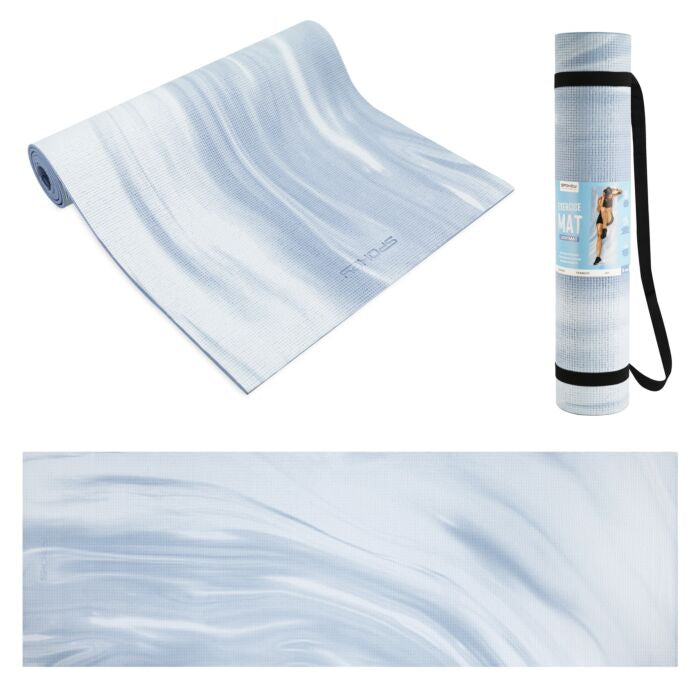 Spokey Bodenmatte – 61 × 160 cm, Hellblau, Dicke 0,6 cm