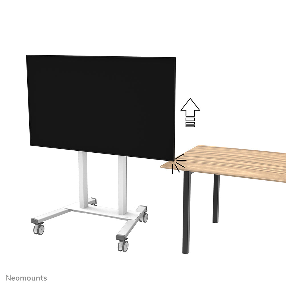 Neomounts FL55-875WH1 – Trolley, motorisiert, für 55–100″, VESA 100×100–800×600, bis 110 kg