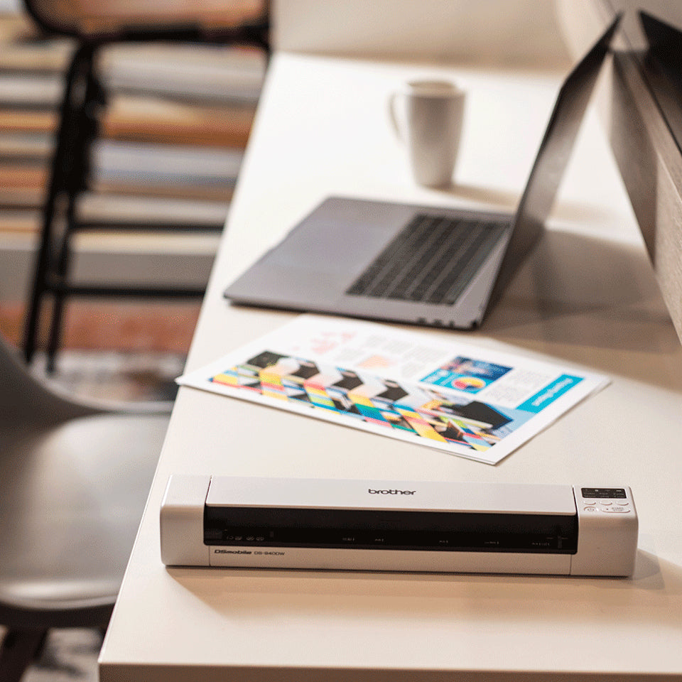 Brother DS-940DW – Mobiler Scanner, A4, Duplex, 15 ppm, 600 dpi, ADF 1 Blatt, WLAN, USB