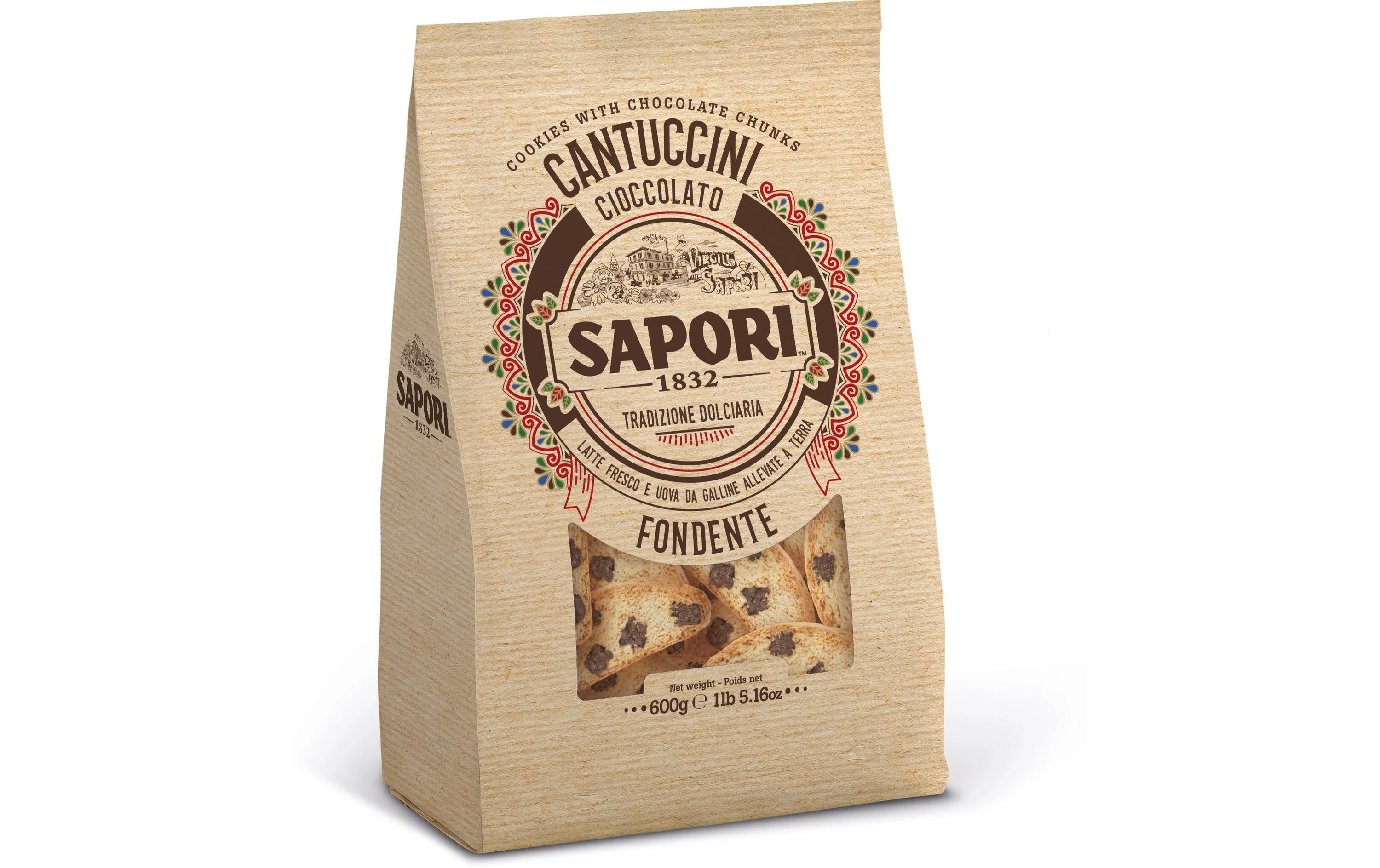 Sapori Cantuccini Guetzli – Schokoladenstückchen – 600 g