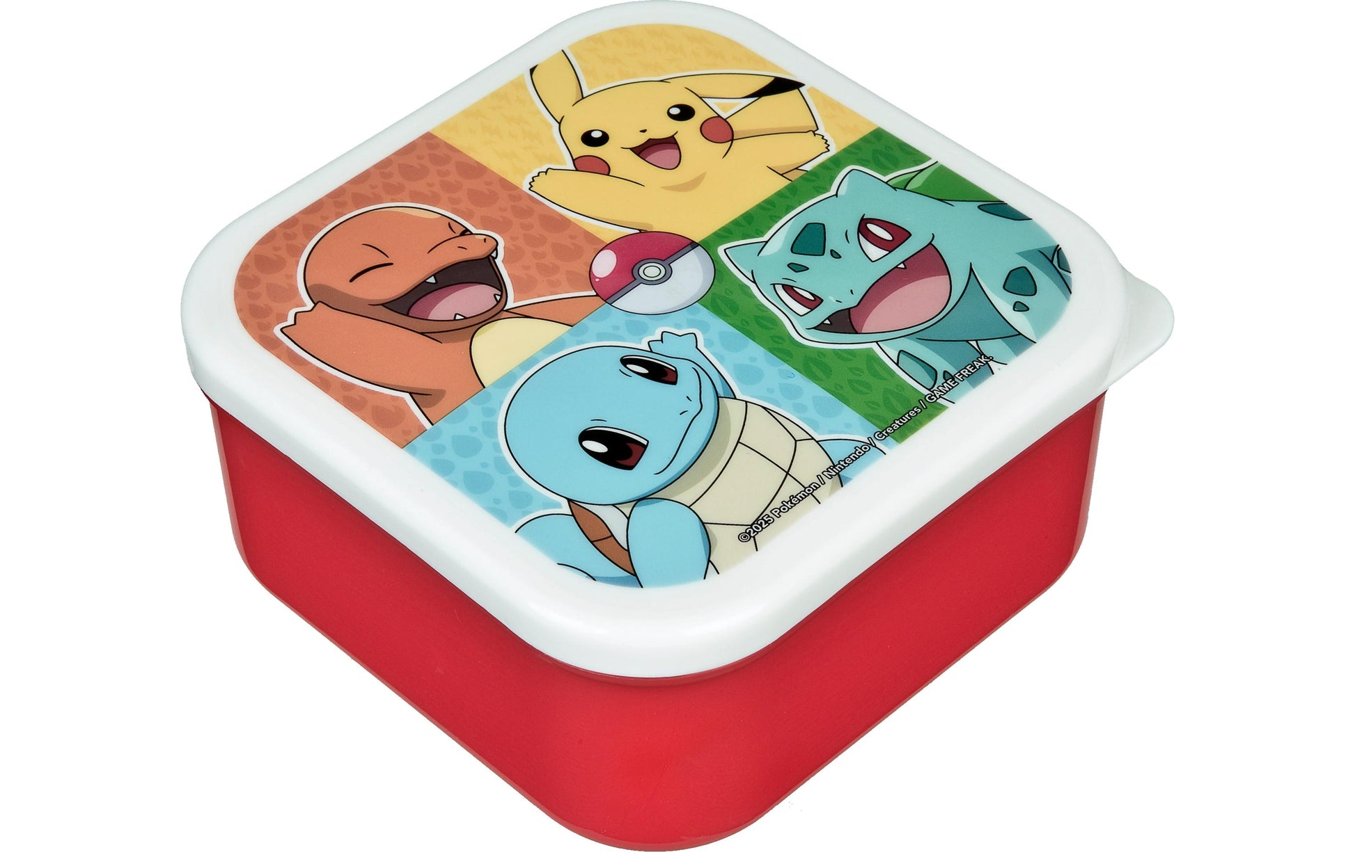 Undercover Lunchbox, Kunststoff, mehrfarbig, 3 Stk., mit Unterteilung, für Kinder
